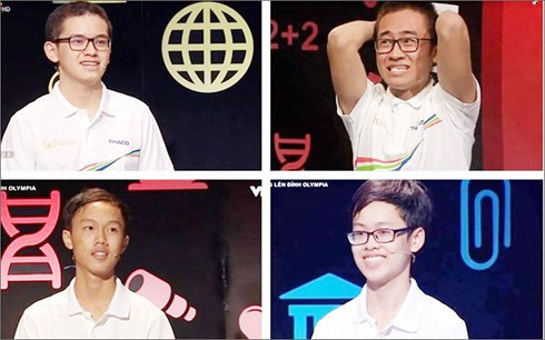 4 thí sinh lọt vào vòng chung kết Đường lên đỉnh Olympia năm thứ 18 4 thí sinh lọt vào vòng chung kết Đường lên đỉnh Olympia năm thứ 18