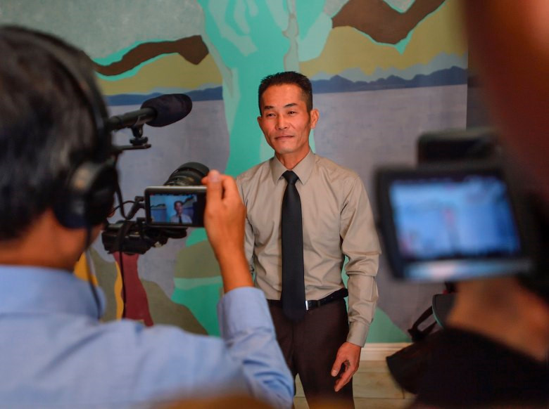 Ông Tung Nguyen trò chuyện với báo chí hồi tháng 2/2018. Ảnh: SCNG. Ông Tung Nguyen trò chuyện với báo chí hồi tháng 2/2018. Ảnh: SCNG.