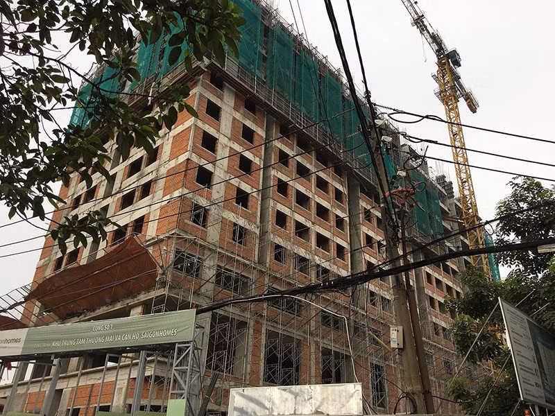  Công trình nơi xảy ra vụ việc.