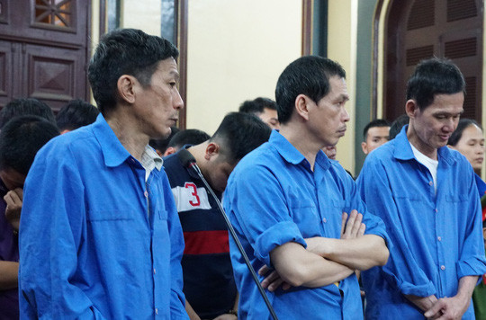 Các bị cáo phạm tội "Tổ chức đánh bạc" Các bị cáo phạm tội