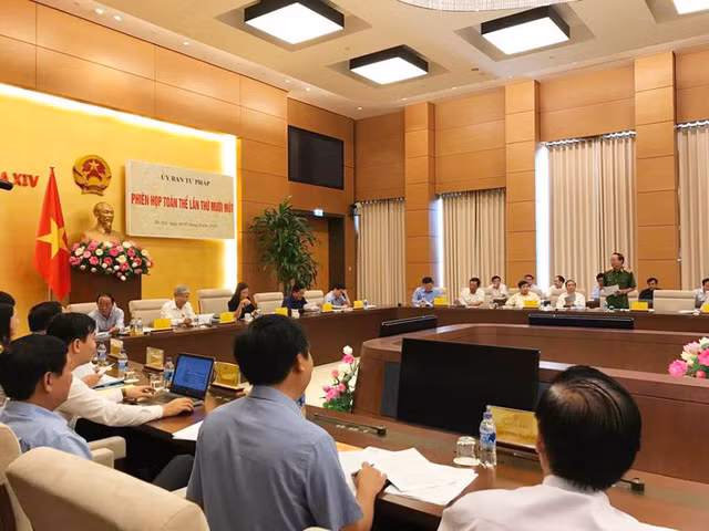 UB Tư pháp họp phiên thứ 11 thẩm tra sơ bộ các báo cáo về công tác phòng chống tội phạm năm 2018