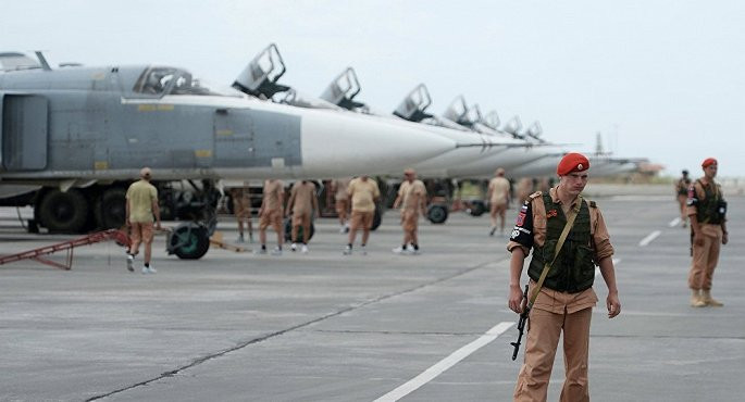 Bên trong căn cứ không quân Hmeimim của Nga ở Latakia, Syria. (Ảnh: Sputnik) Bên trong căn cứ không quân Hmeimim của Nga ở Latakia, Syria. (Ảnh: Sputnik)