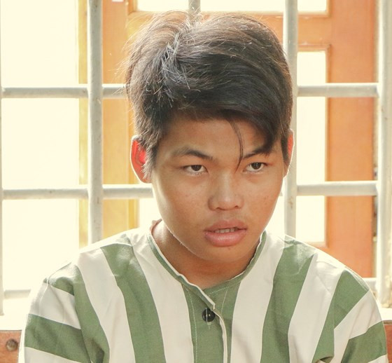 Đối tượng Khanh tại cơ quan điều tra