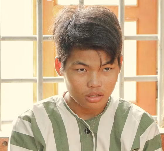 Đối tượng Khanh tại cơ quan điều tra