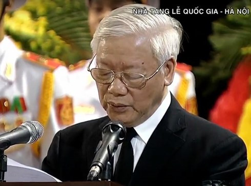  Điếu văn của Tổng Bí thư khẳng định: 