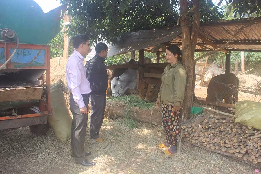  Bà con DTTS đã mạnh dạn vay vốn Ngân hàng, đầu tư phát triển sản xuất để tăng thu nhập cho gia đình. Ảnh: Sơn Ca