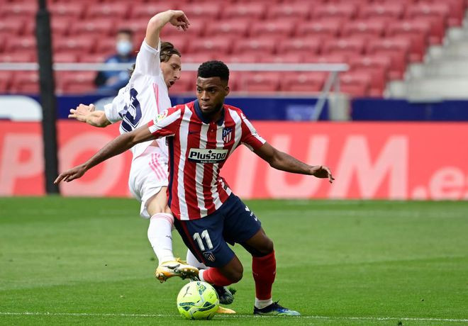 Atletico Madrid đã nắm thế chủ động trước Real Madrid phần lớn thời gian trận đấu - ẢNH: AFP