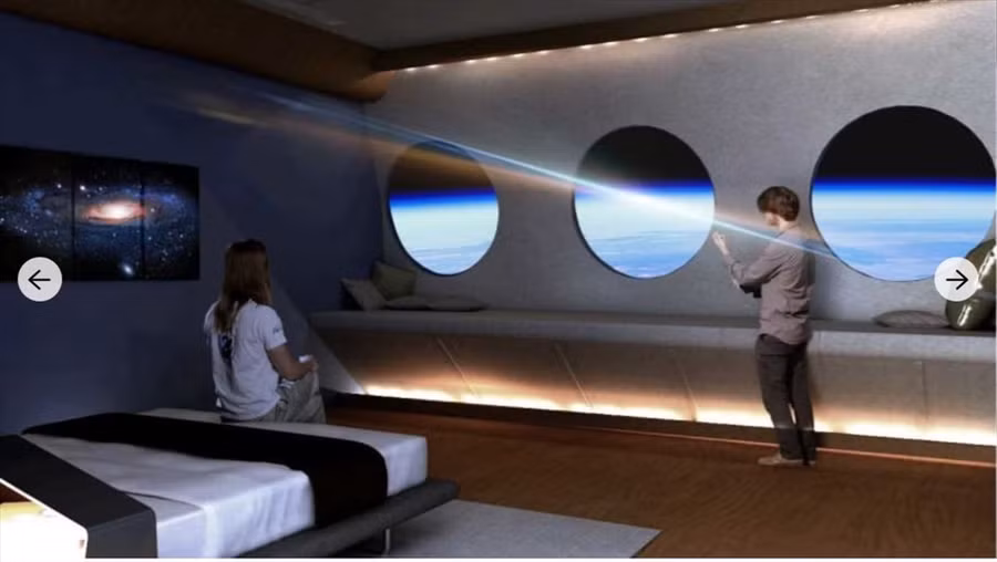 Khách sạn không gian Voyager Station dự kiến có nhiều tính năng được trông đợi như một du thuyền. Ảnh: Orbital Assembly Corporation