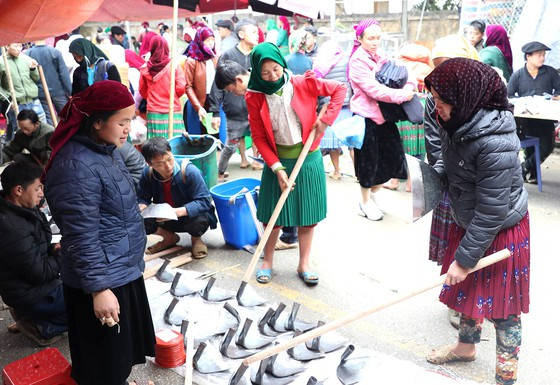 Cuốc được rèn tại làng nghề truyền thống của người Dao ở xã Sủng Máng, huyện Mèo Vạc