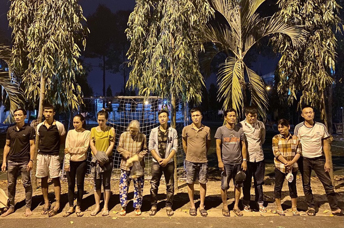 Các đối tượng bị bắt giữ