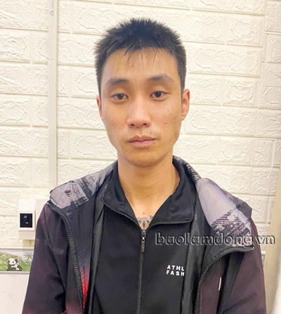 Huỳnh Gia Huy tại cơ quan công an