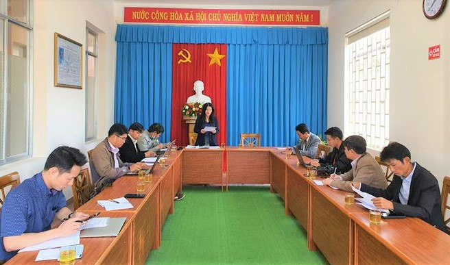 Bà Trần Thị Vũ Loan, Phó Chủ tịch UBND TP Đà Lạt chủ trì thông tin vụ việc.