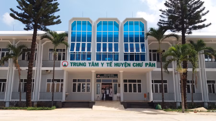 Hiện công dân G. cách ly y tế tập trung tại Trung tâm Y tế huyện Chư Păh. Ảnh: Như Nguyện