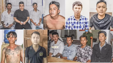 Các đối tượng trong vụ án đã bị bắt