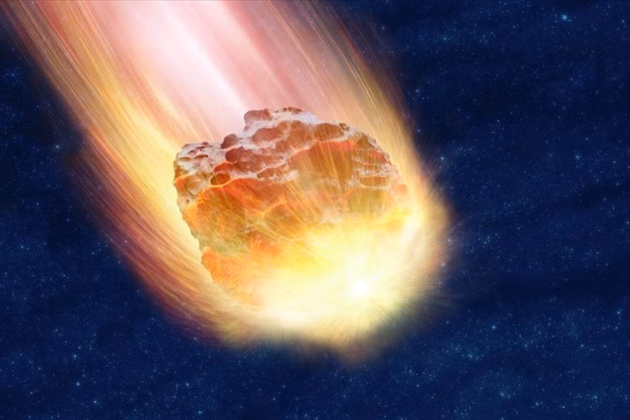 Sao băng phát nổ trên bầu trời Mỹ. Ảnh: NASA/Getty