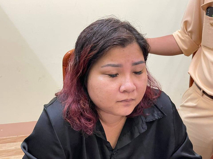  Nguyễn Lê Hoàng Phương tại cơ quan công an