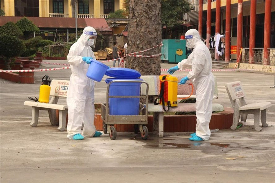 Khu điều trị bệnh nhân COVID-19. Ảnh: Bộ Y tế Khu điều trị bệnh nhân COVID-19. Ảnh: Bộ Y tế