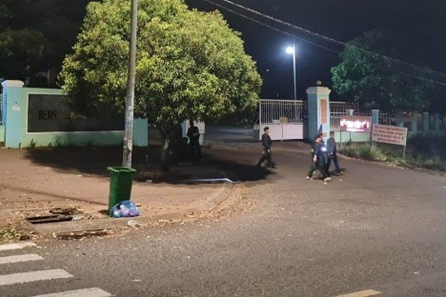 Bệnh viên Đa khoa Đắk Nông nơi Vàng Seo Trắng tẩu thoát. Ảnh: T.X Bệnh viên Đa khoa Đắk Nông nơi Vàng Seo Trắng tẩu thoát. Ảnh: T.X