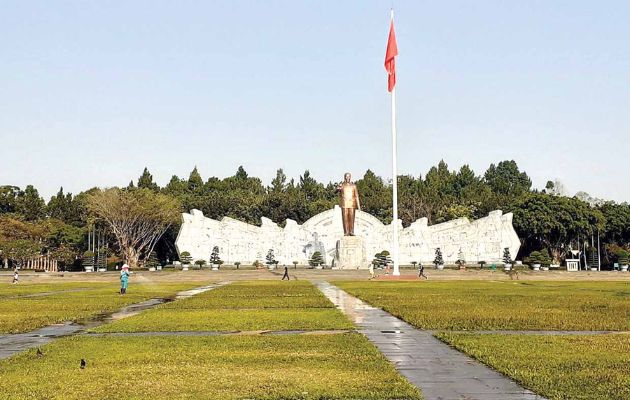 Quảng trường Đại Đoàn Kết (TP. Pleiku). Ảnh: Khoa Thi