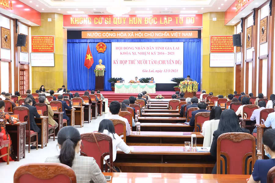 Quang cảnh kỳ họp. Ảnh: Quang Tấn