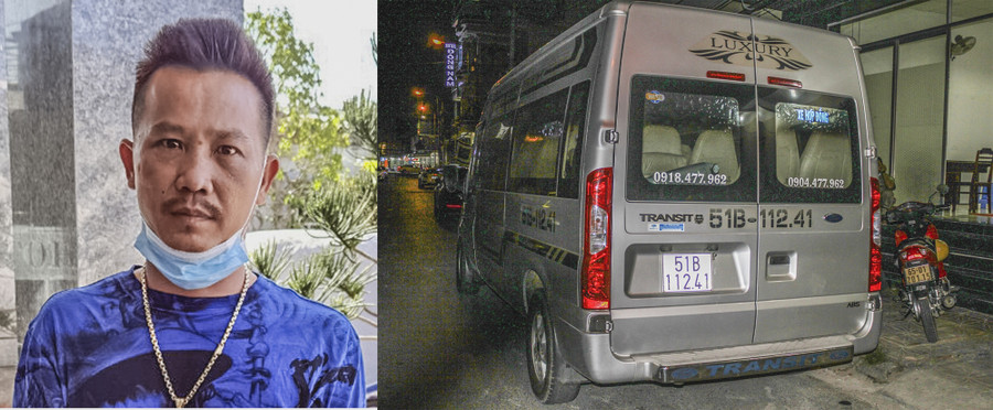Xe ôtô Nguyễn Thanh Bình (tự Bình Sâm) lái đến TP.Cần Thơ.