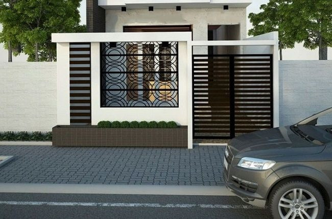Những mẫu cổng nhà vừa đơn giản lại tinh tế lại nổi bật nét hiện đại cho căn nhà. Đồ họa: Phương Duy