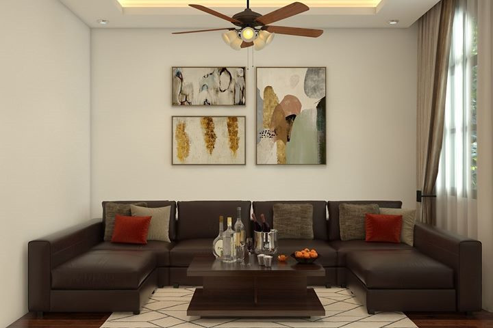 Quy luật cân bằng trong thiết kế nội thất có thể là ở bố cục đồ nội thất, trang trí nghệ thuật trên tường nhà, hay các yếu tố khác cấu thành không gian nội thất nhà. Đồ họa: Phương Duy