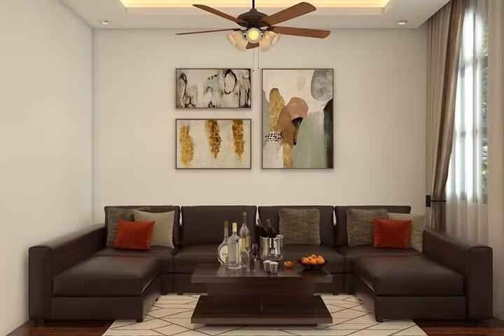 Quy luật cân bằng trong thiết kế nội thất có thể là ở bố cục đồ nội thất, trang trí nghệ thuật trên tường nhà, hay các yếu tố khác cấu thành không gian nội thất nhà. Đồ họa: Phương Duy