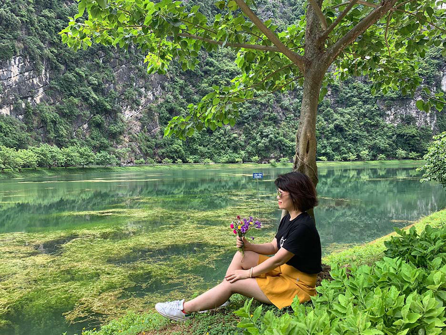 Động Am Tiên - Tuyệt tình cốc là điểm đến hấp dẫn cho những ai muốn sống ảo, check-in. Ảnh: Huy Hoàng