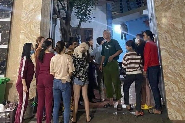 Khu vực phòng trọ xảy ra vụ việc.