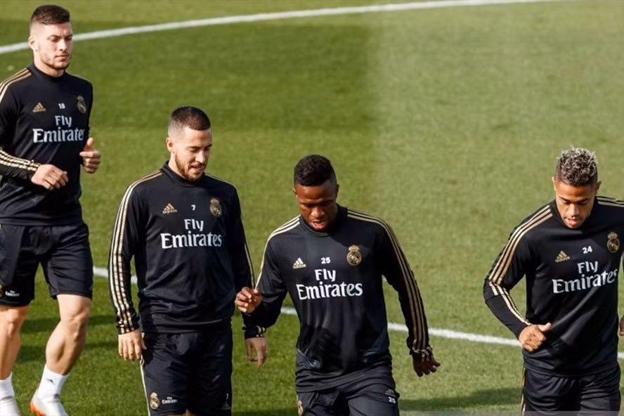 Luka Jovic, Eden Hazard, Vinicius Junior, Mariano Diaz là 4 trong số những cầu thủ tấn công mà Real Madrid mua về để khỏa lấp chỗ trống của Cristiano Ronaldo. Ảnh: Real Madrid