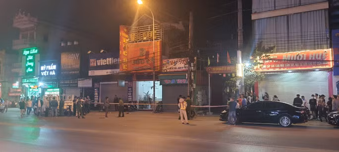 Lực lượng chức năng phong tỏa hiện trường