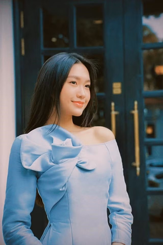 Nói về những tin đồn tình cảm với Đoàn Văn Hậu sau cuộc thi, Doãn Hải My cho biết điều đó không có ảnh hưởng nhiều đến cuộc sống của cô. Những ồn ào, nghi vấn tình cảm vừa qua, người đẹp cho rằng cô không suy nghĩ nhiều và cũng không để bản thân bị tâm lý. Ảnh: NVCC.