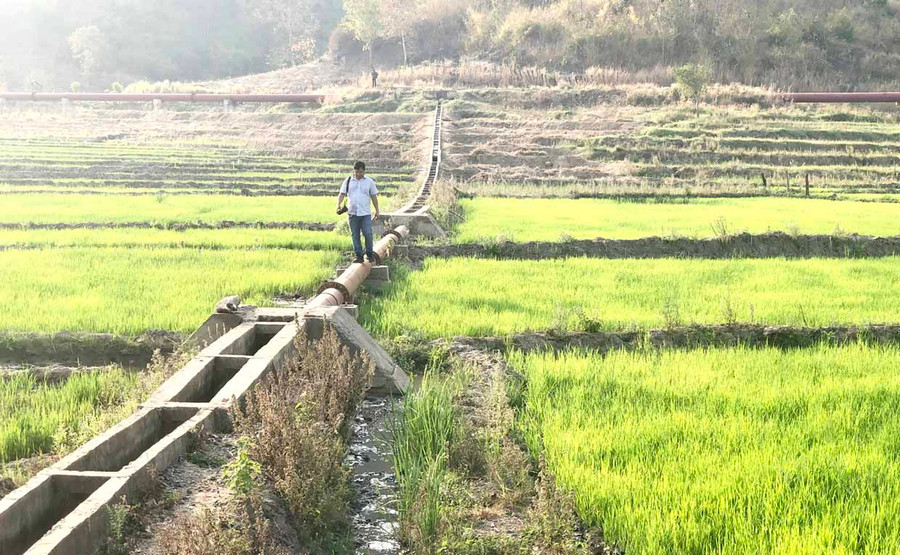 Hệ thống kênh dẫn nước của thủy lợi Plei Keo (huyện Chư Sê). Ảnh: Lê Nam Hệ thống kênh dẫn nước của thủy lợi Plei Keo (huyện Chư Sê). Ảnh: Lê Nam