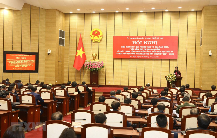 Quang cảnh hội nghị. (Ảnh: Văn Điệp - TTXVN)