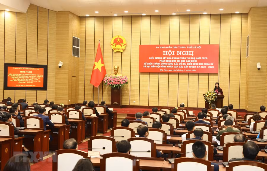 Quang cảnh hội nghị. (Ảnh: Văn Điệp - TTXVN)