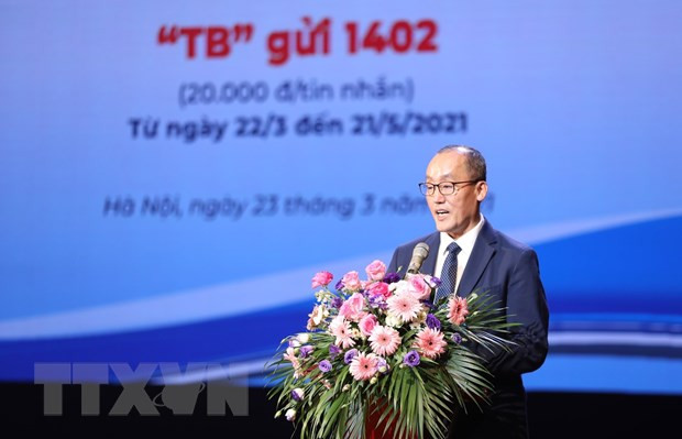 Tiến sĩ Kidong Park, Trưởng Đại diện Tổ chức Y tế Thế giới tại Việt Nam. (Ảnh: Anh Tuấn/TTXVN)