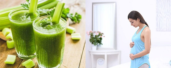 Phụ nữ mang thai tuyệt đối không nên uống nước ép cần tây.