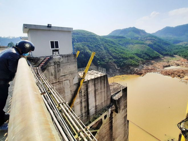 Thủy điện Đăk Mi 4 (ảnh chụp ngày 25.3.2021)