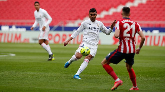  Casemiro là cầu thủ chơi ấn tượng nhất Real Madrid - ẢNH: AFP