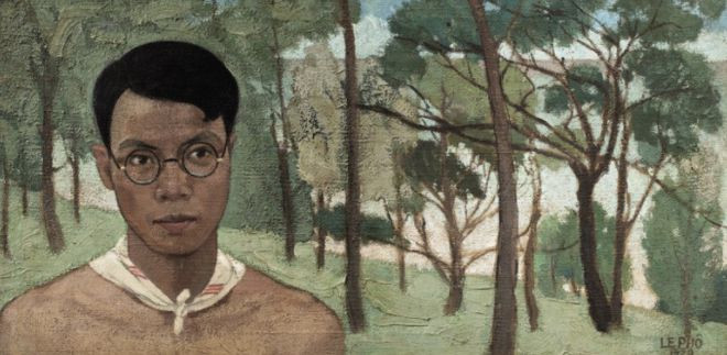 Tác phẩm ‘Autoportrait dans la forêt’ vừa bán đấu giá hơn 1 triệu USD. ẢNH: SOTHEBY’S