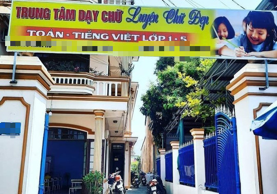 Trung tâm luyện chữ - nơi xảy ra vụ việc Trung tâm luyện chữ - nơi xảy ra vụ việc