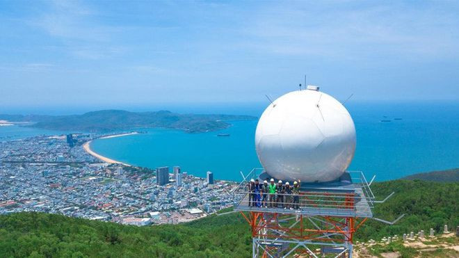 Việt Nam cần có thêm các trạm đo gió ven biển, ra đa trên các đảo tiền tiêu để đón, cảnh báo bão sớm. ẢNH TỔNG CỤC KHÍ TƯỢNG THỦY VĂN CUNG CẤP