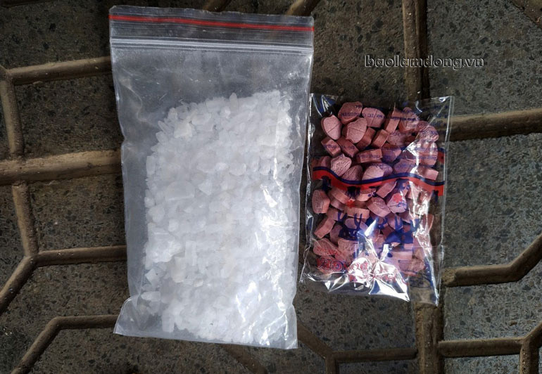 Số ma túy mà Huy tàng trữ trái phép bị cơ quan công an thu giữ