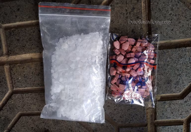 Số ma túy mà Huy tàng trữ trái phép bị cơ quan công an thu giữ