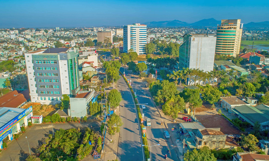 Đô thị Pleiku hôm nay. Ảnh: Phan Nguyên