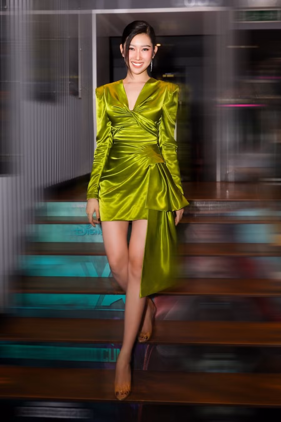 Sau khi tham dự sự kiện và được xem những phân đoạn phim nói về cha, Thúy Ngân cảm thấy trân quý gia đình nhiều hơn và mong có thể sắp xếp thời gian để về thăm ba của mình. Ảnh: NVCC.