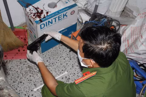 Công an TP.Cần Thơ khám nghiệm hiện trường