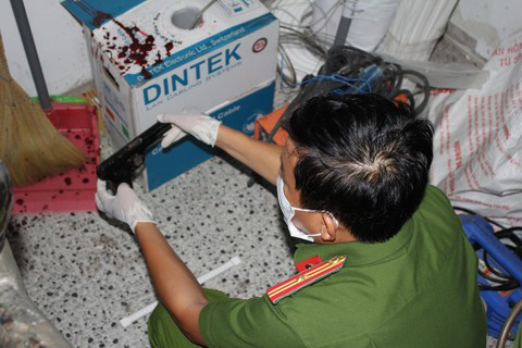 Công an TP.Cần Thơ khám nghiệm hiện trường