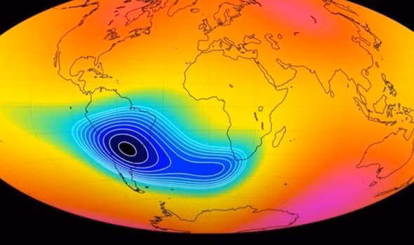Mặt cắt Nam Đại tây dương